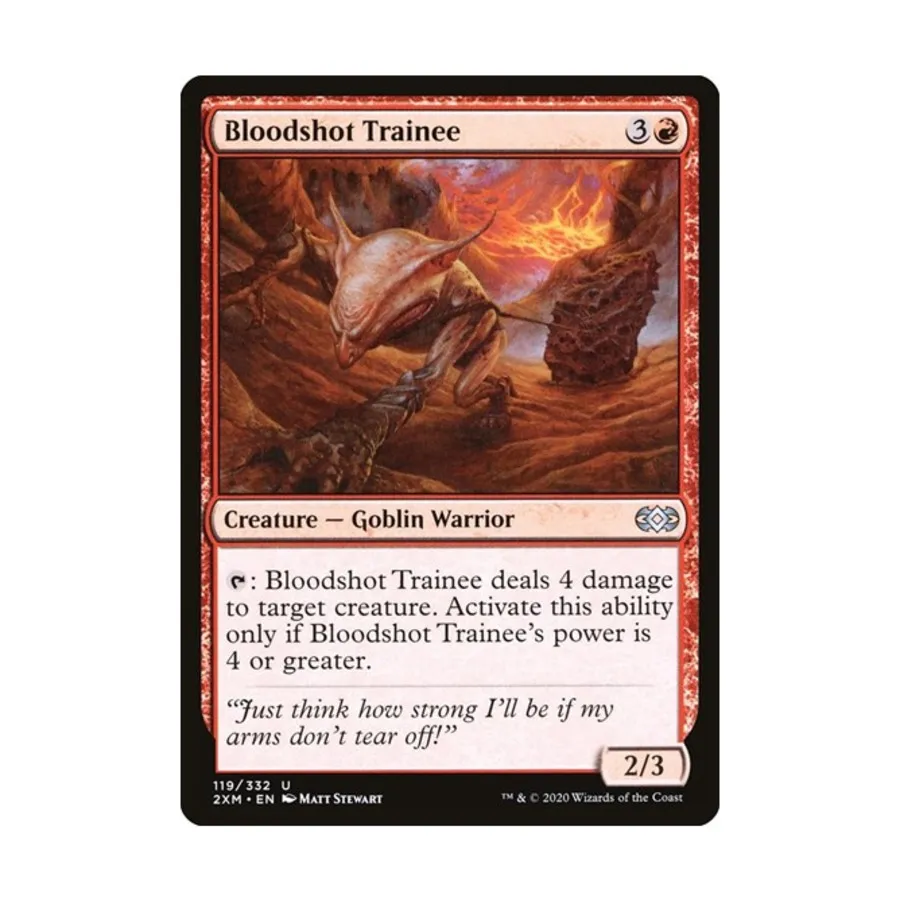 CCG Бладшот-стажер (U), MTG - Double Masters
CCG Бладшот-стажер (U), MTG - Double Masters