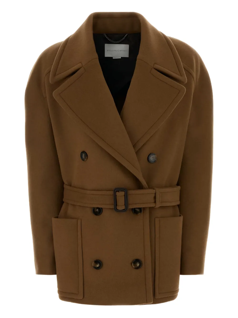 Пальто с поясом Stella Mccartney, коричневый
Пальто с поясом Stella Mccartney, коричневый