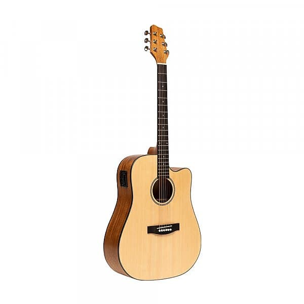 Акустическая гитара Stagg SA25 DCE SPRUCE Dreadnought Cutaway Spruce Top Okoume Neck 6-String Acoustic-Electric Guitar
Акустическая гитара Stagg SA25 DCE SPRUCE Dreadnought Cutaway Spruce Top Okoume Neck 6-String Acoustic-Electric Guitar