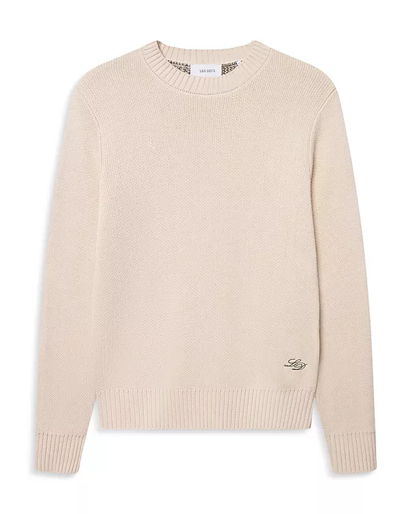 Вязаный свитер с круглым вырезом Danton Les Deux, белый
Вязаный свитер с круглым вырезом Danton Les Deux, белый