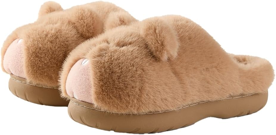 Меховые тапочки для женщин и мужчин, теплые с флисовой подкладкой, милые зимние тапочки для дома и улицы Yafirgeer, коричневый
Меховые тапочки для женщин и мужчин, теплые с флисовой подкладкой, милые зимние тапочки для дома и улицы Yafirgeer, коричневый