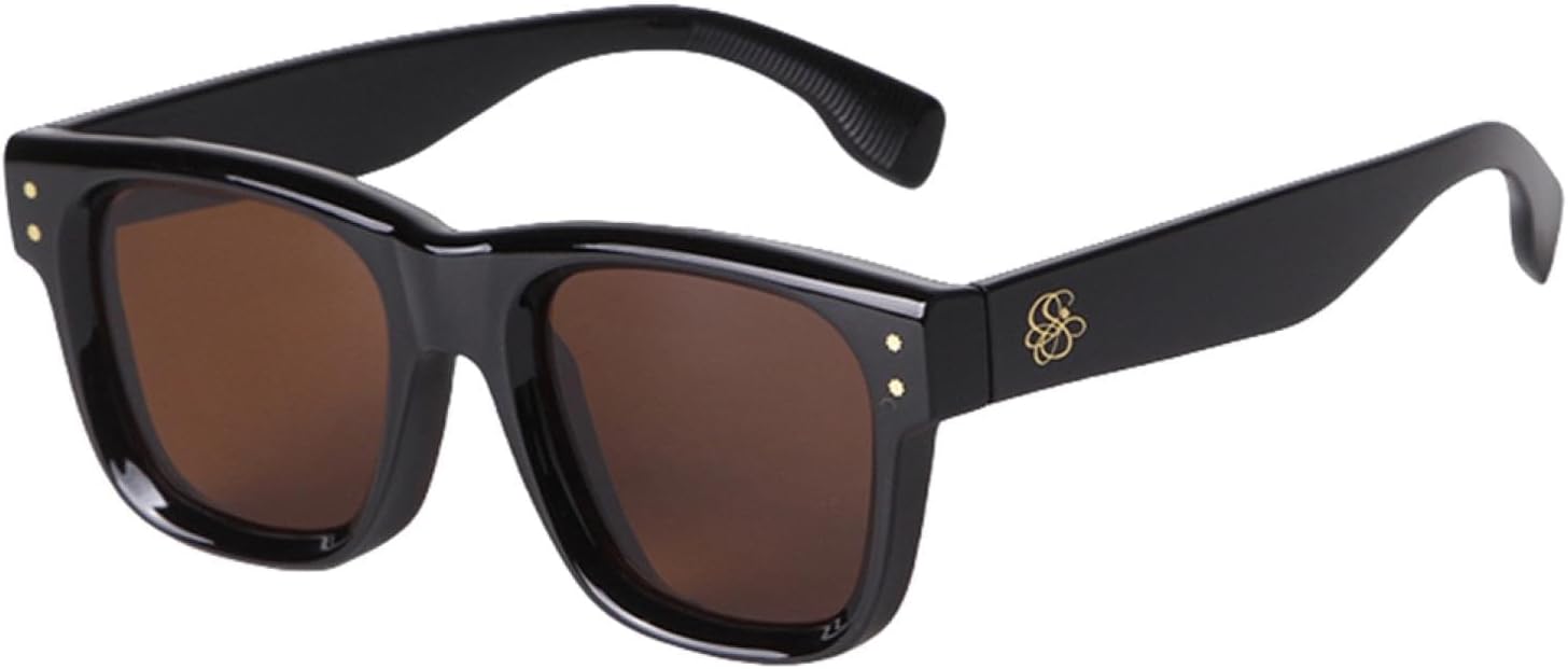 Модные квадратные солнцезащитные очки с заклепками для мужчин, защита от УФ-излучения UV400, винтажные, светло-зеленые, трендовые женские солнцезащитные очки с логотипом WNCKSQ, C2 Brown
Модные квадратные солнцезащитные очки с заклепками для мужчин, защита от УФ-излучения UV400, винтажные, светло-зеленые, трендовые женские солнцезащитные очки с логотипом WNCKSQ, C2 Brown