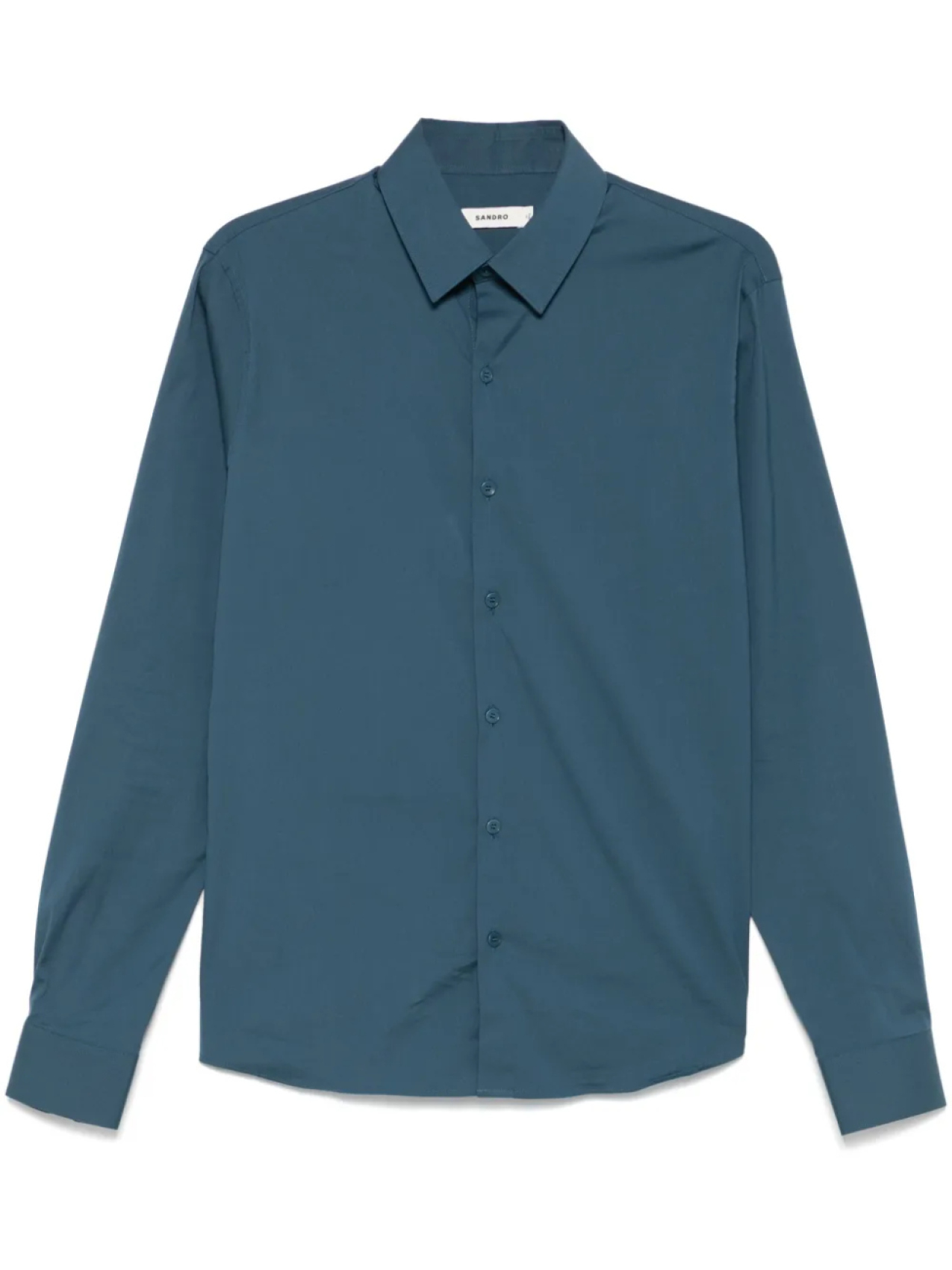 SANDRO рубашка со срезанным воротником, синий
SANDRO рубашка со срезанным воротником, синий