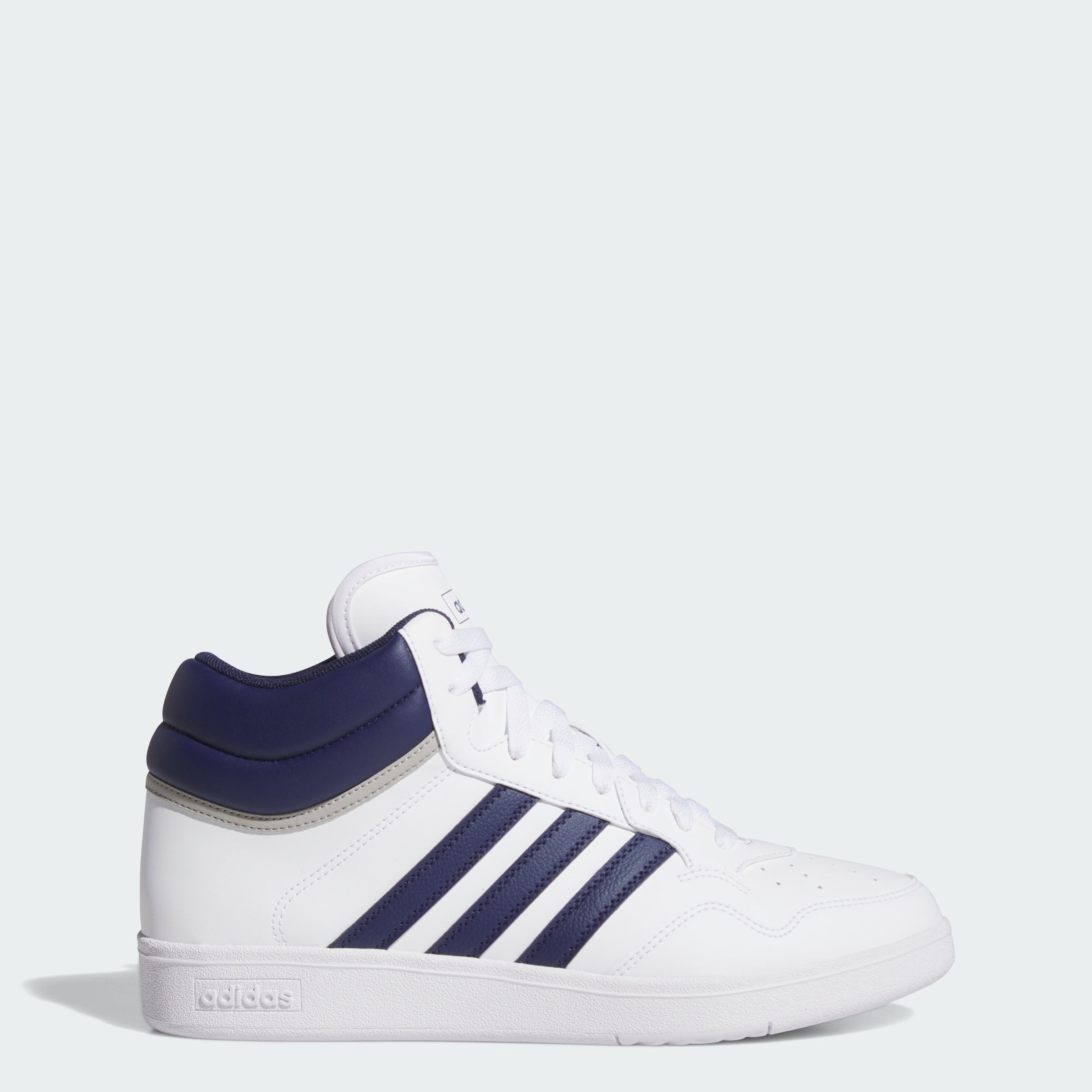 Мужские кроссовки Adidas Hoops 4.0 Mid, белый/темно-синий/серый
Мужские кроссовки Adidas Hoops 4.0 Mid, белый/темно-синий/серый