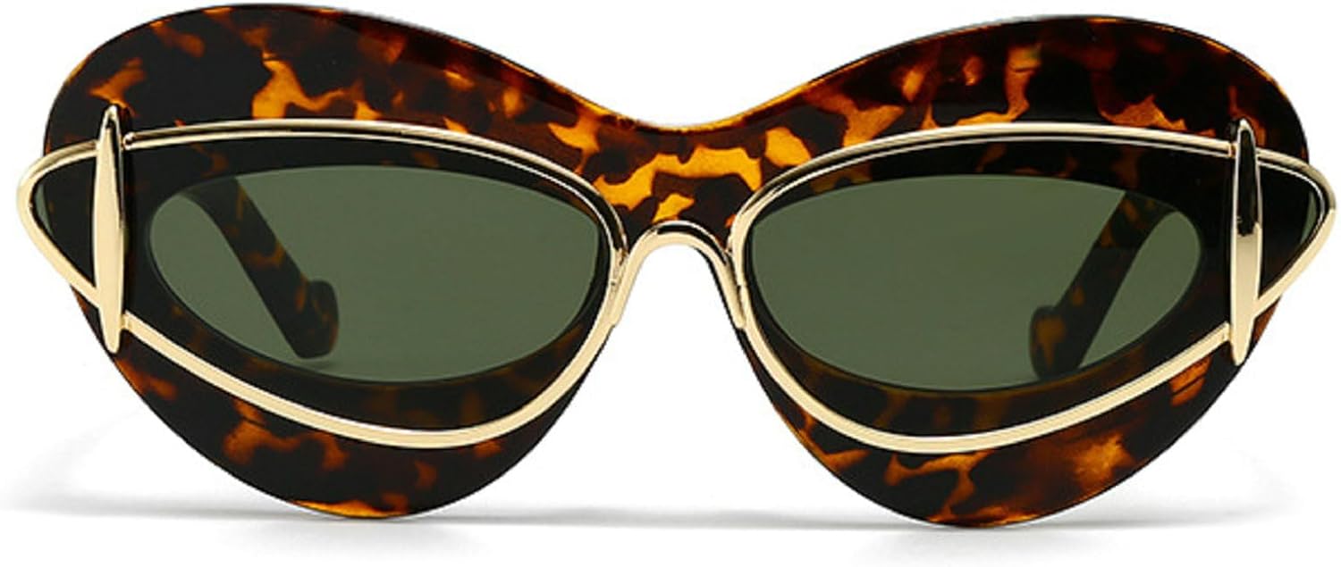 Сексуальные солнцезащитные очки в стиле панк Y2K «кошачий глаз» для женщин, 2024 год, роскошные винтажные солнцезащитные очки в ретро-стиле с двойной оправой, защита от УФ-излучения UV400 mincl, Leopard
Сексуальные солнцезащитные очки в стиле панк Y2K «кошачий глаз» для женщин, 2024 год, роскошные винтажные солнцезащитные очки в ретро-стиле с двойной оправой, защита от УФ-излучения UV400 mincl, Leopard