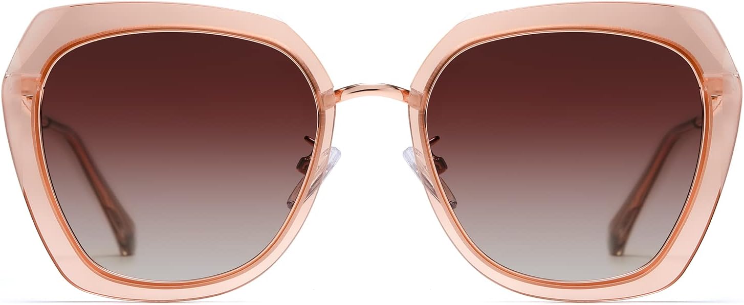 Женские солнцезащитные очки DUCO увеличенного квадратного размера с поляризацией, ромбовидной отделкой, защитой от УФ-излучения, дизайнерская модель DC1225, Transparent Brown
Женские солнцезащитные очки DUCO увеличенного квадратного размера с поляризацией, ромбовидной отделкой, защитой от УФ-излучения, дизайнерская модель DC1225, Transparent Brown