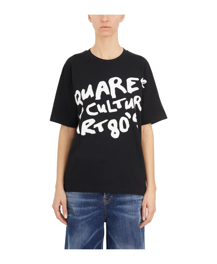 Футболка с принтом в стиле поп-музыки 80-х Dsquared2, черный
Футболка с принтом в стиле поп-музыки 80-х Dsquared2, черный