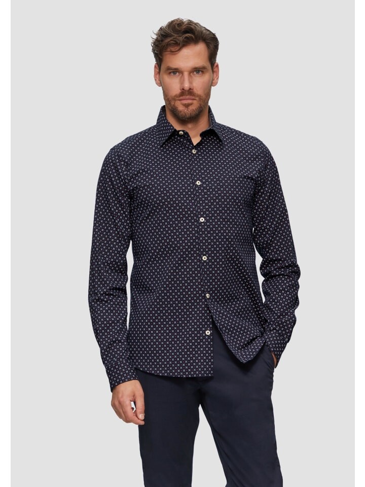 Рубашка sOliver langarm, синий
Рубашка sOliver langarm, синий