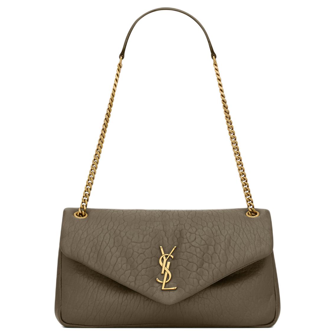 Женская сумка через плечо из зерненой овчины светлый мускус SAINT LAURENT
Женская сумка через плечо из зерненой овчины светлый мускус SAINT LAURENT