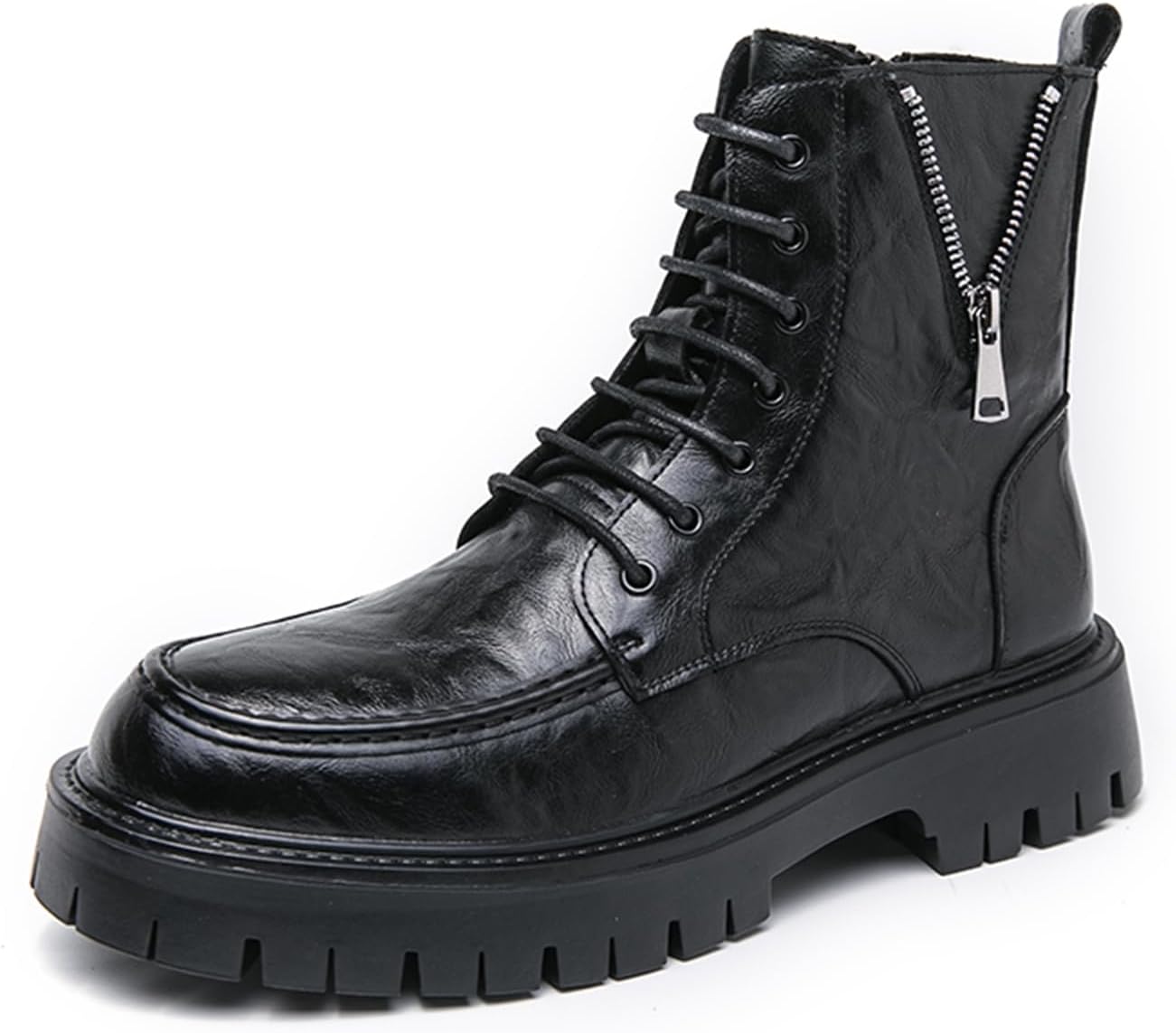 Мужские туфли-оксфорды с круглым носком из натуральной кожи на шнуровке, боковой молнией, платформой и грубой подошвой, удобные ботинки-чукка на щиколотку для осени и зимы, для улицы, военные, повседневные, деловые и рабочие Tixewsjh, черный
Мужские туфли-оксфорды с круглым носком из натуральной кожи на шнуровке, боковой молнией, платформой и грубой подошвой, удобные ботинки-чукка на щиколотку для осени и зимы, для улицы, военные, повседневные, деловые и рабочие Tixewsjh, черный