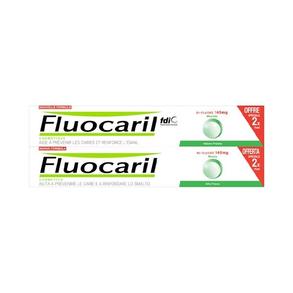 Duplo Bi Fluoré Mint 2 шт Fluocaril
Duplo Bi Fluoré Mint 2 шт Fluocaril