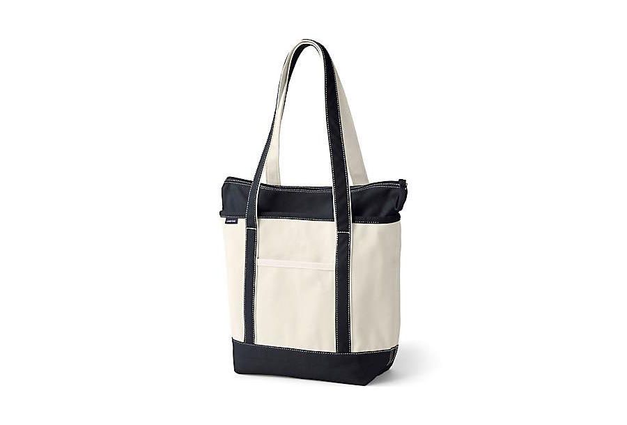 Средняя холщовая сумка-тоут с пятью карманами, застежкой-молнией и длинными ручками Lands' End, цвет natural/black, Черный, Средняя холщовая сумка-тоут с пятью карманами, застежкой-молнией и длинными ручками Lands' End, цвет natural/black
Средняя холщовая сумка-тоут с пятью карманами, застежкой-молнией и длинными ручками Lands' End, цвет natural/black, Черный, Средняя холщовая сумка-тоут с пятью карманами, застежкой-молнией и длинными ручками Lands' End, цвет natural/black