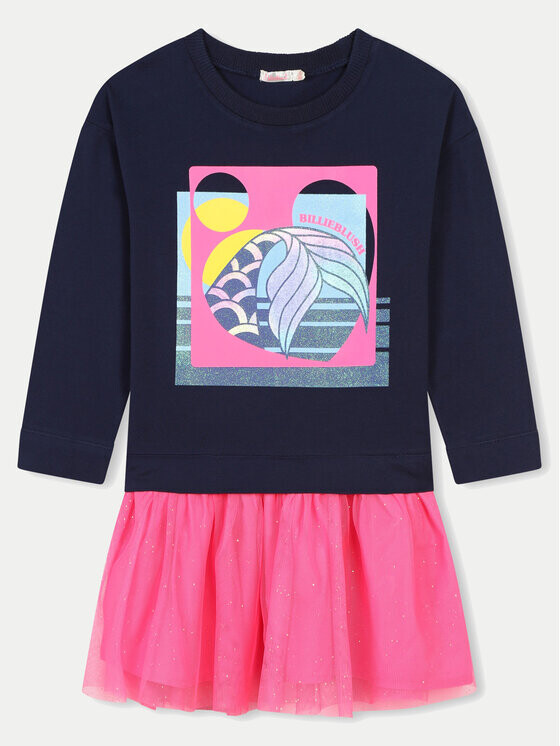 Трикотажное платье обычного кроя Billieblush, синий 
Трикотажное платье обычного кроя Billieblush, синий