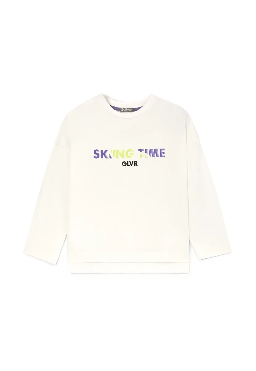 Рубашка Gulliver с длинными рукавами и великолепным шрифтовым принтом, белый
Рубашка Gulliver с длинными рукавами и великолепным шрифтовым принтом, белый