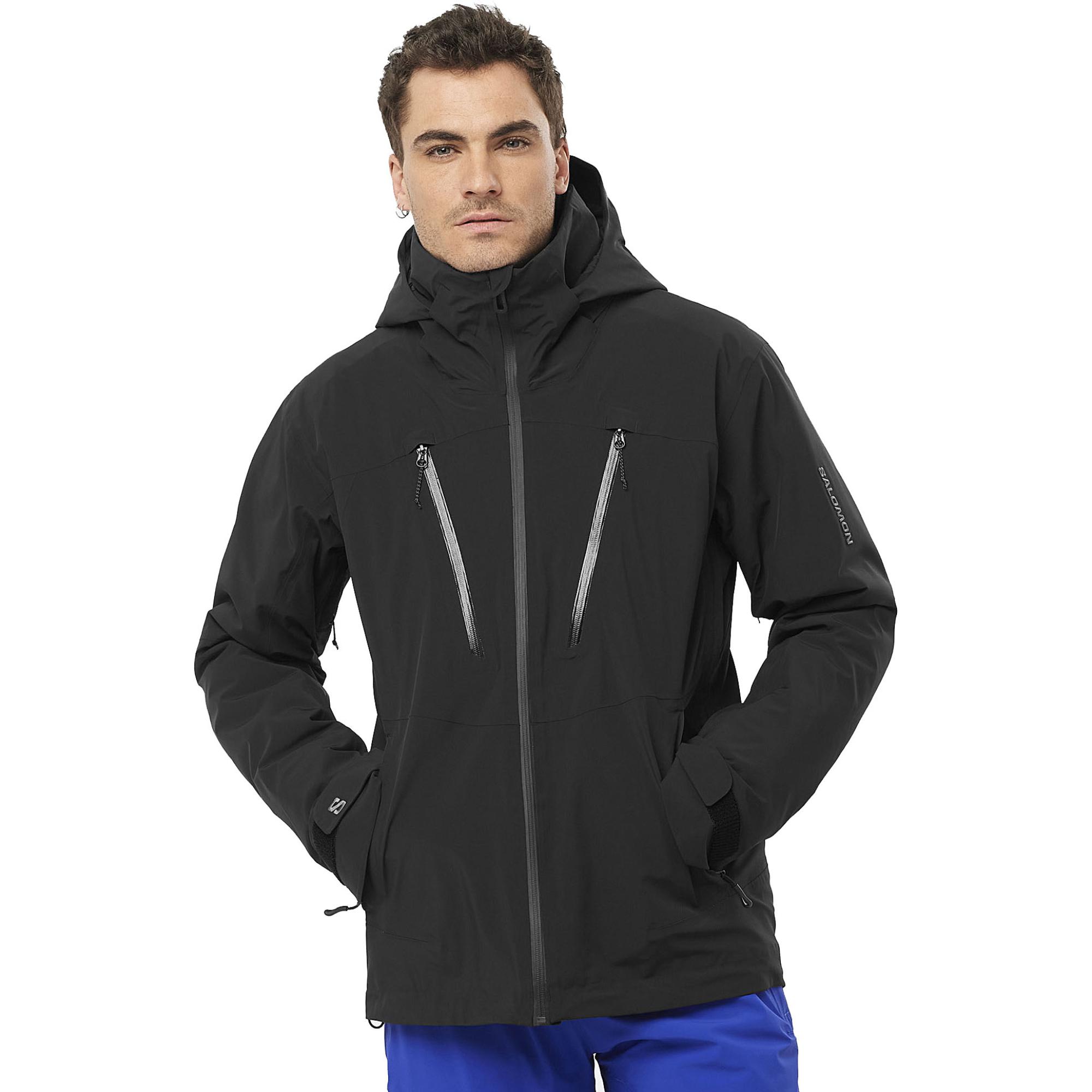 Мужская блестящая куртка Salomon, Deep Black
Мужская блестящая куртка Salomon, Deep Black
