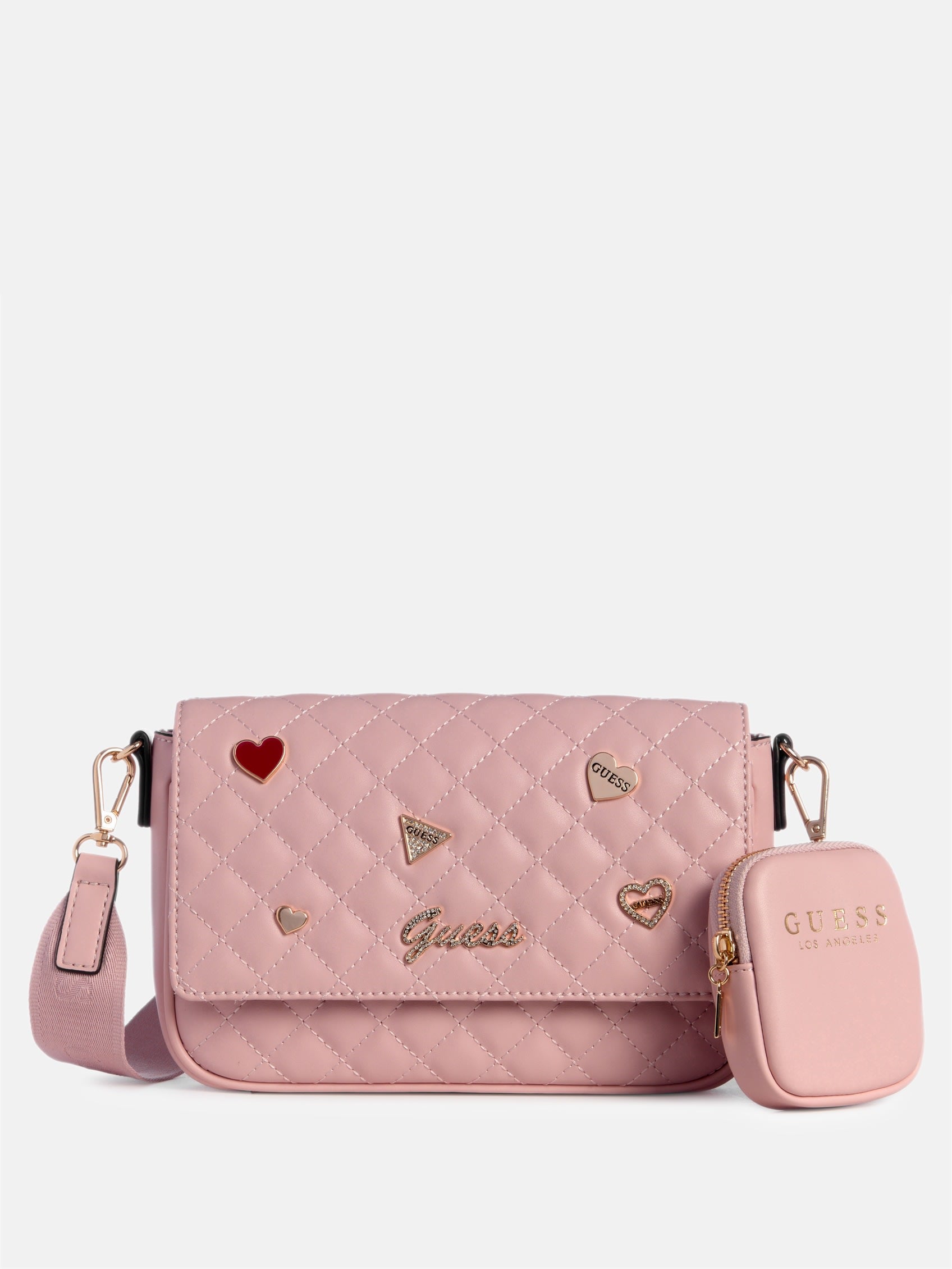 Стеганая сумка через плечо с подвеской-логотипом Lawthorn Guess Factory, розовый
Стеганая сумка через плечо с подвеской-логотипом Lawthorn Guess Factory, розовый