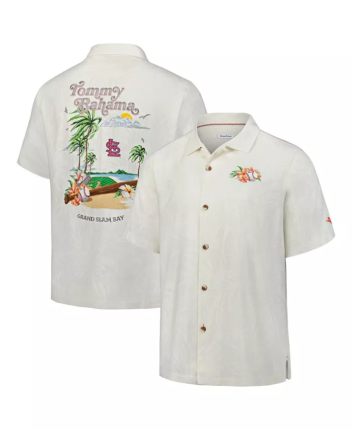 Мужская белая бейсбольная рубашка St. Louis Cardinals Grand Slam Bay с кнопками Tommy Bahama
Мужская белая бейсбольная рубашка St. Louis Cardinals Grand Slam Bay с кнопками Tommy Bahama