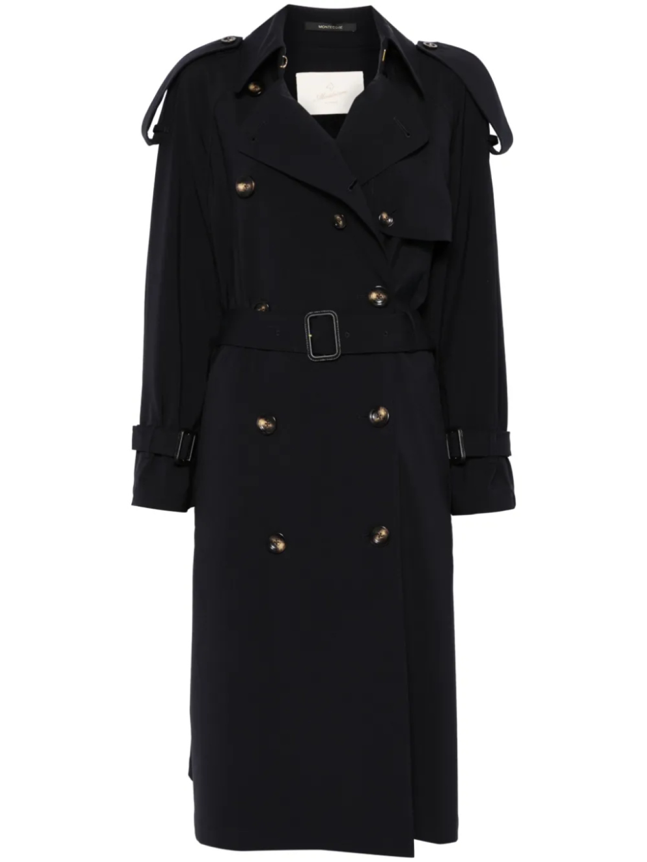 Тренчкот с поясом Montecore, черный
Тренчкот с поясом Montecore, черный