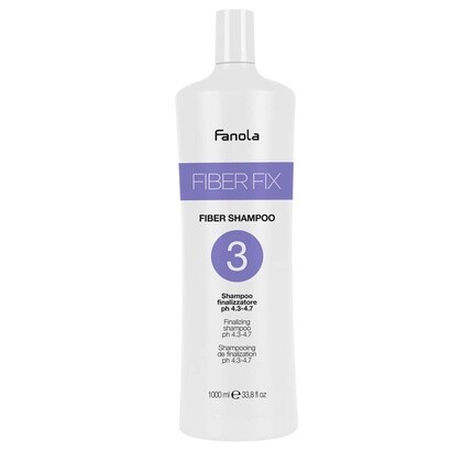 Шампунь Fiber Fix Fiber № 3, 1000 мл, Ph 4,3-4,7, Fanola
Шампунь Fiber Fix Fiber № 3, 1000 мл, Ph 4,3-4,7, Fanola