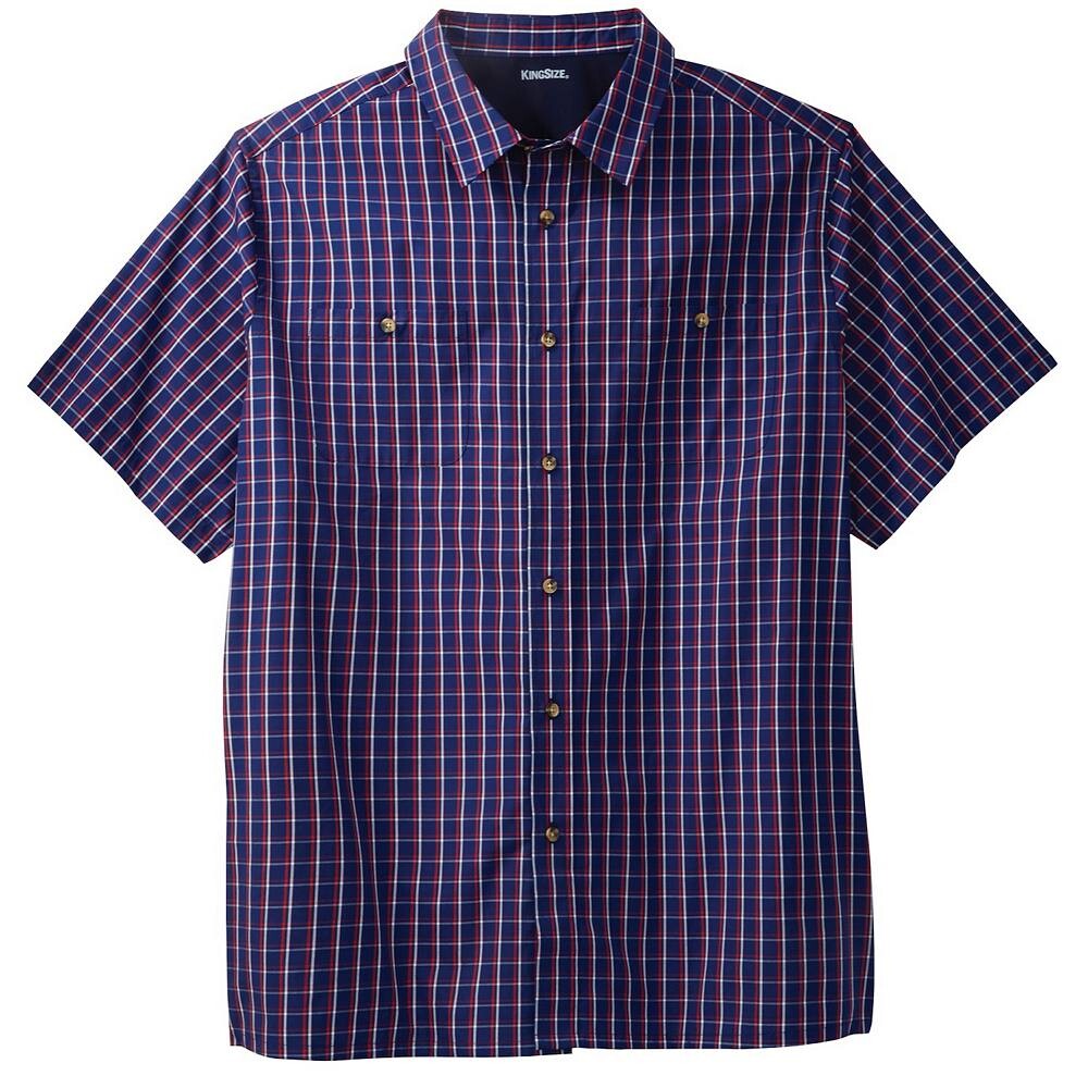 Мужская спортивная рубашка в клетку с короткими рукавами и принтом Kingsize Big & Tall KingSize, цвет Navy Check
Мужская спортивная рубашка в клетку с короткими рукавами и принтом Kingsize Big & Tall KingSize, цвет Navy Check