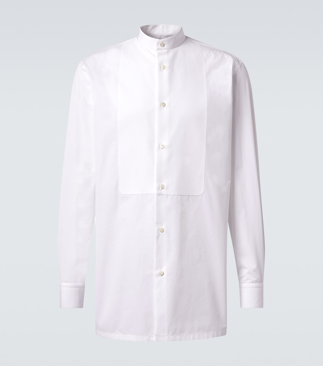 Хлопковая смокинговая рубашка Loro Piana, белый
Хлопковая смокинговая рубашка Loro Piana, белый