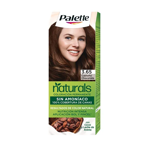 Крем-краска для волос без аммиака Naturals Coloración Permanente Palette Naturals, цвет castaño chocolate
Крем-краска для волос без аммиака Naturals Coloración Permanente Palette Naturals, цвет castaño chocolate