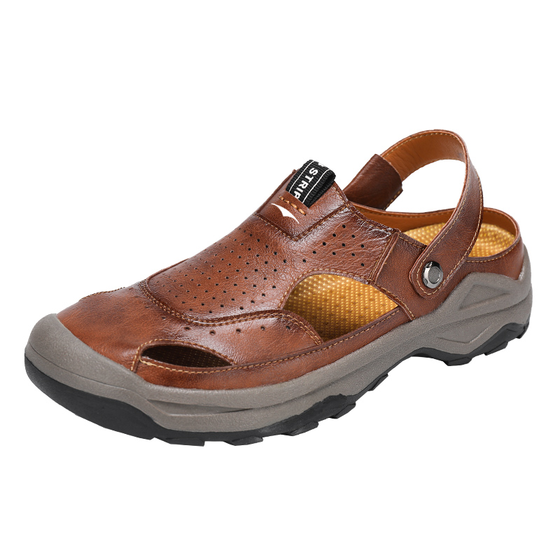 TELENT Мужские противоскользящие бесшумные закрытые тапочки коричневые, цвет Brown 
TELENT Мужские противоскользящие бесшумные закрытые тапочки коричневые, цвет Brown