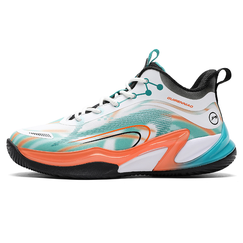 Баскетбольные кроссовки K Bird с амортизацией и противоскользящим покрытием, среднего размера, мужские K-bird, White/Green/Orange
Баскетбольные кроссовки K Bird с амортизацией и противоскользящим покрытием, среднего размера, мужские K-bird, White/Green/Orange