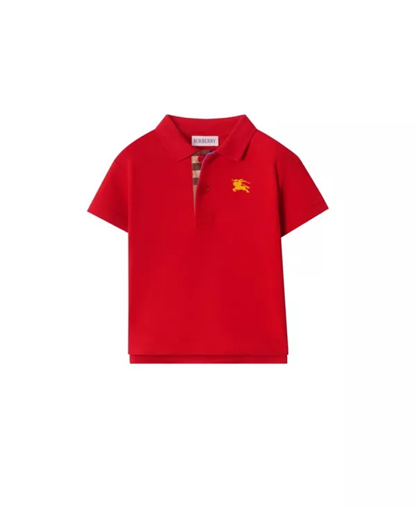 Детская хлопковая рубашка-поло из пике для малышей. Burberry, красный
Детская хлопковая рубашка-поло из пике для малышей. Burberry, красный