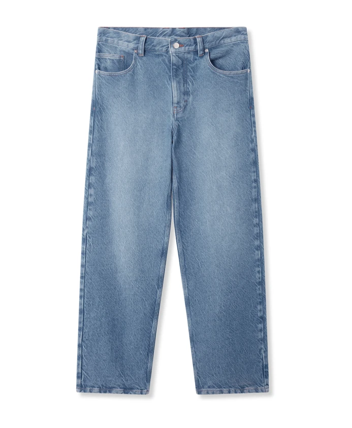 Свободные джинсы из саржи Axel Arigato, синий
Свободные джинсы из саржи Axel Arigato, синий