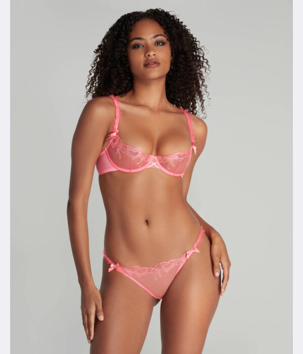 Бюстгальтер Agent Provocateur кружевной, розовый
Бюстгальтер Agent Provocateur кружевной, розовый