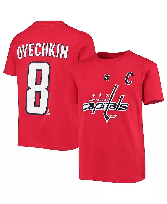 Молодежный Александр Овечкин Красная футболка «Вашингтон Кэпиталз» с именем и номером игрока Outerstuff, красный
Молодежный Александр Овечкин Красная футболка «Вашингтон Кэпиталз» с именем и номером игрока Outerstuff, красный