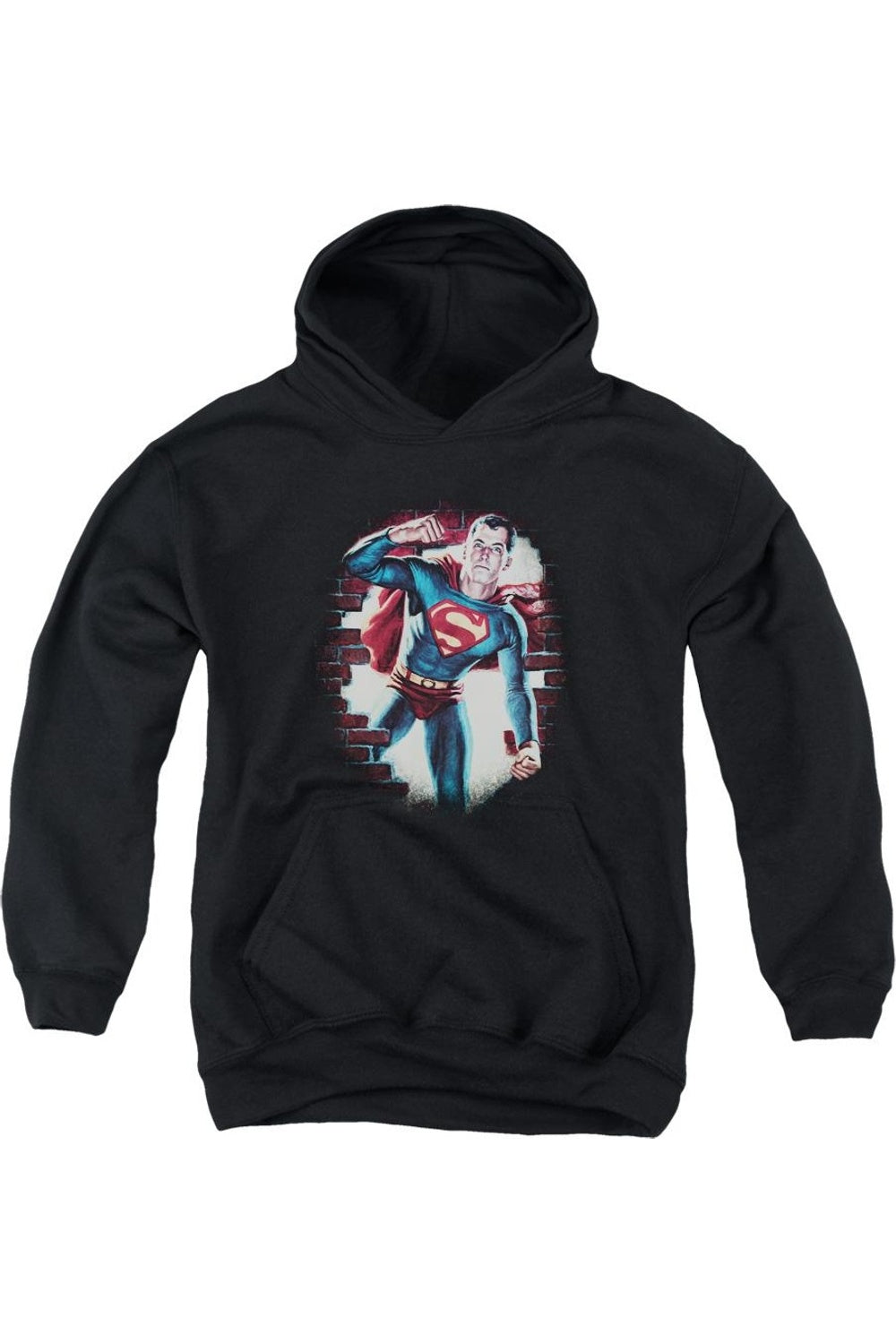 Винтажная худи Superman с капюшоном для молодежи Gildan, черный
Винтажная худи Superman с капюшоном для молодежи Gildan, черный