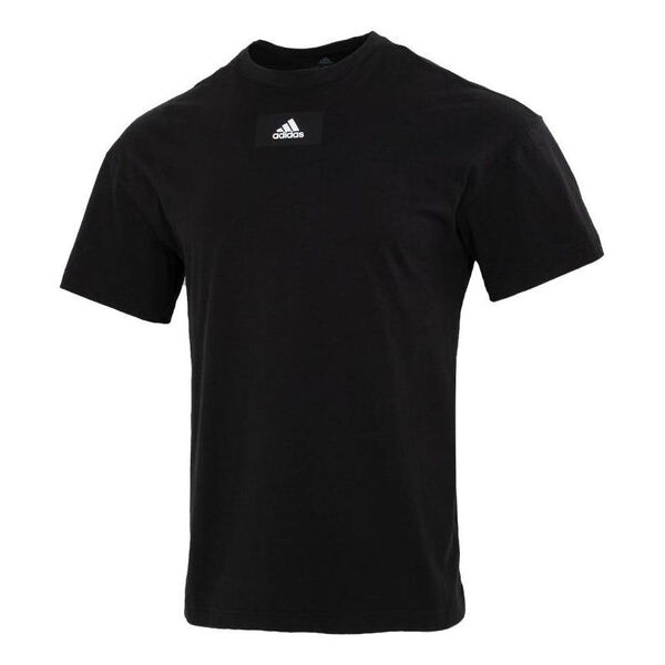 Футболка Men's adidas Printing Logo Solid Color Round Neck Pullover Short Sleeve Black T-Shirt, мультиколор 
Футболка Men's adidas Printing Logo Solid Color Round Neck Pullover Short Sleeve Black T-Shirt, мультиколор
