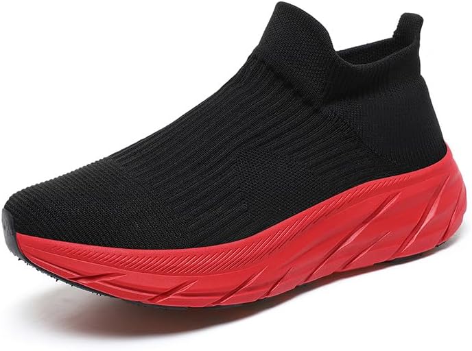 Кроссовки-носки унисекс для ходьбы, бега и тенниса, комфортные, легкие, противоскользящие Biilyli, черный/красный
Кроссовки-носки унисекс для ходьбы, бега и тенниса, комфортные, легкие, противоскользящие Biilyli, черный/красный