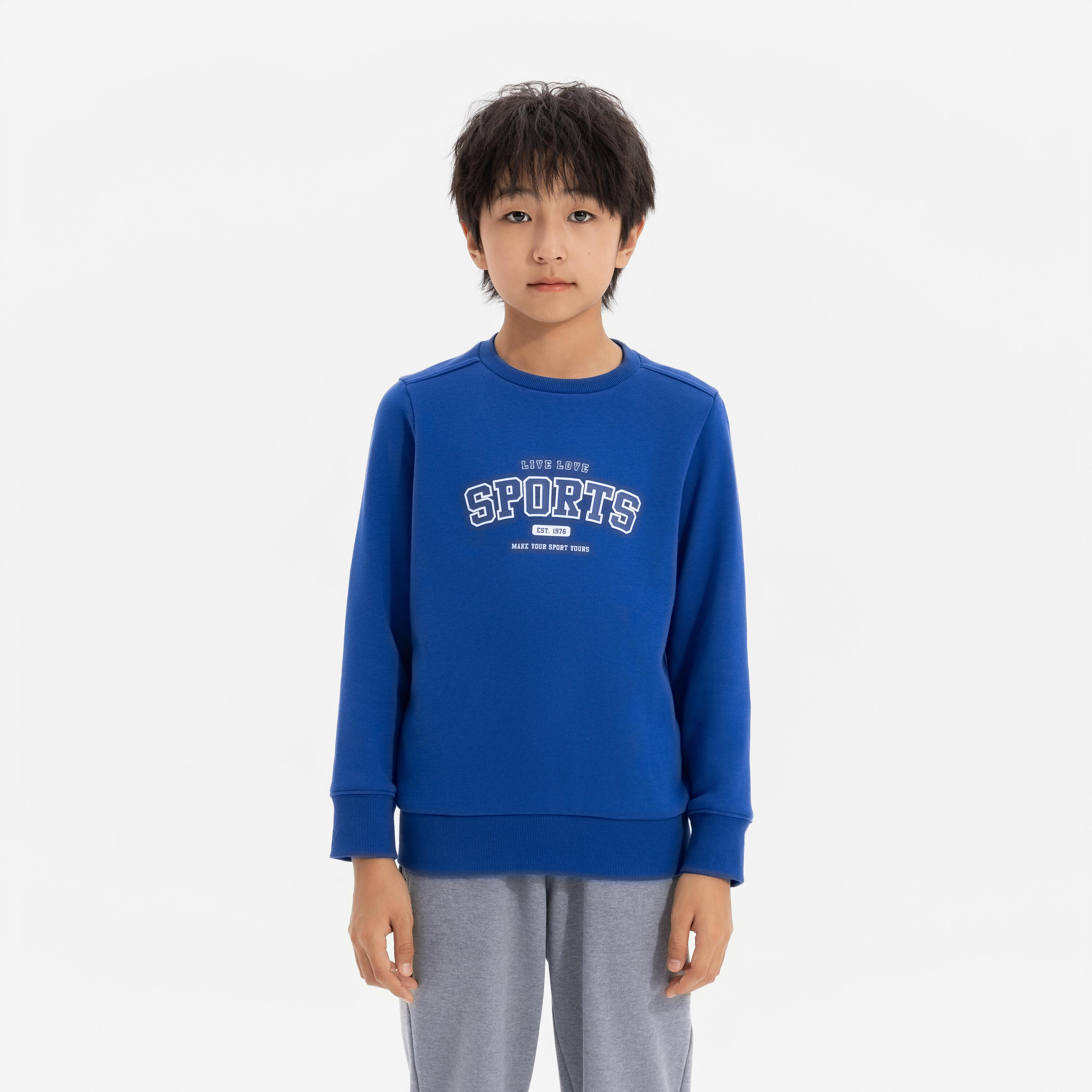 Детская флисовая толстовка Domyos джинсового цвета
Детская флисовая толстовка Domyos джинсового цвета