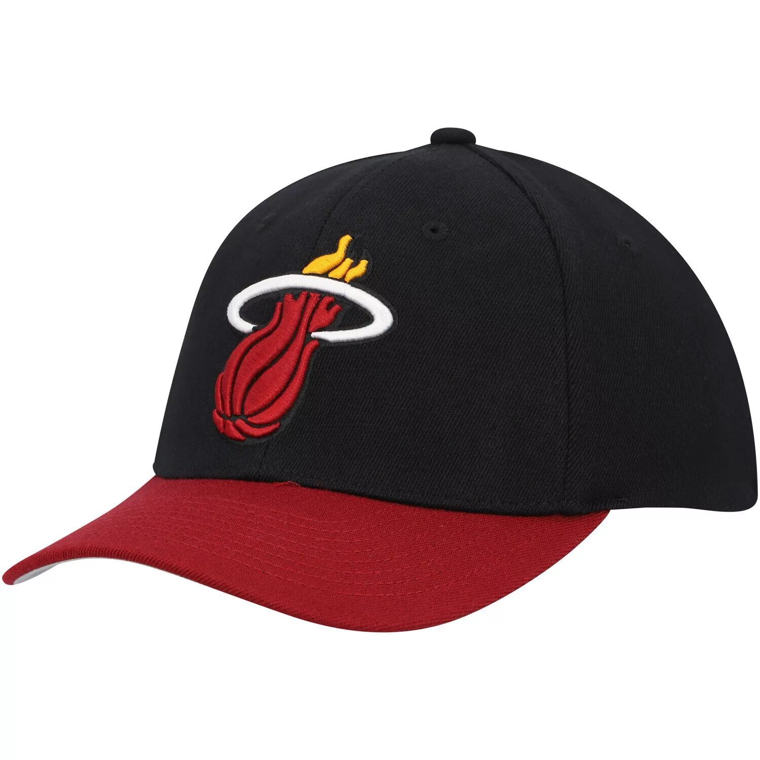 Мужская двухцветная эластичная бейсболка Mitchell & Ness черно-красного цвета Miami Heat MVP Team 2.0
Мужская двухцветная эластичная бейсболка Mitchell & Ness черно-красного цвета Miami Heat MVP Team 2.0