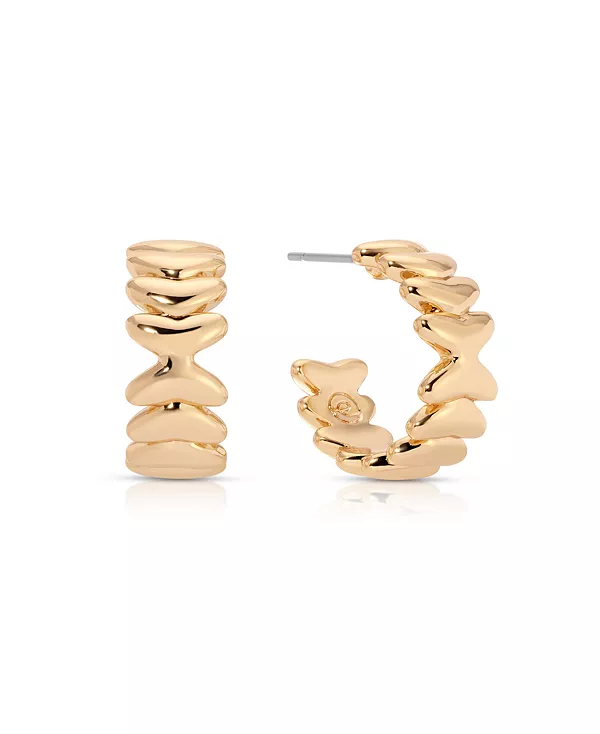 Маленькие металлические кольца в стиле модерн Ettika, gold
Маленькие металлические кольца в стиле модерн Ettika, gold