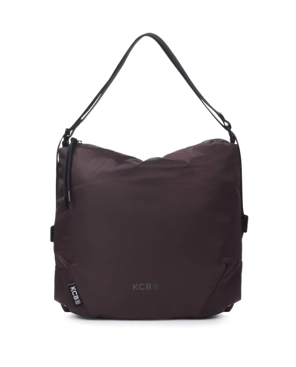 Среднего коричневого цвета многопозиционная сумка Puffy через плечо Kcb, темно-коричневый 
Среднего коричневого цвета многопозиционная сумка Puffy через плечо Kcb, темно-коричневый
