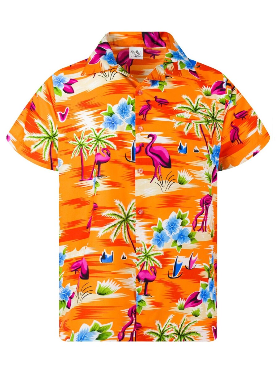 Рубашка King Kameha Flamingos, оранжевый
Рубашка King Kameha Flamingos, оранжевый