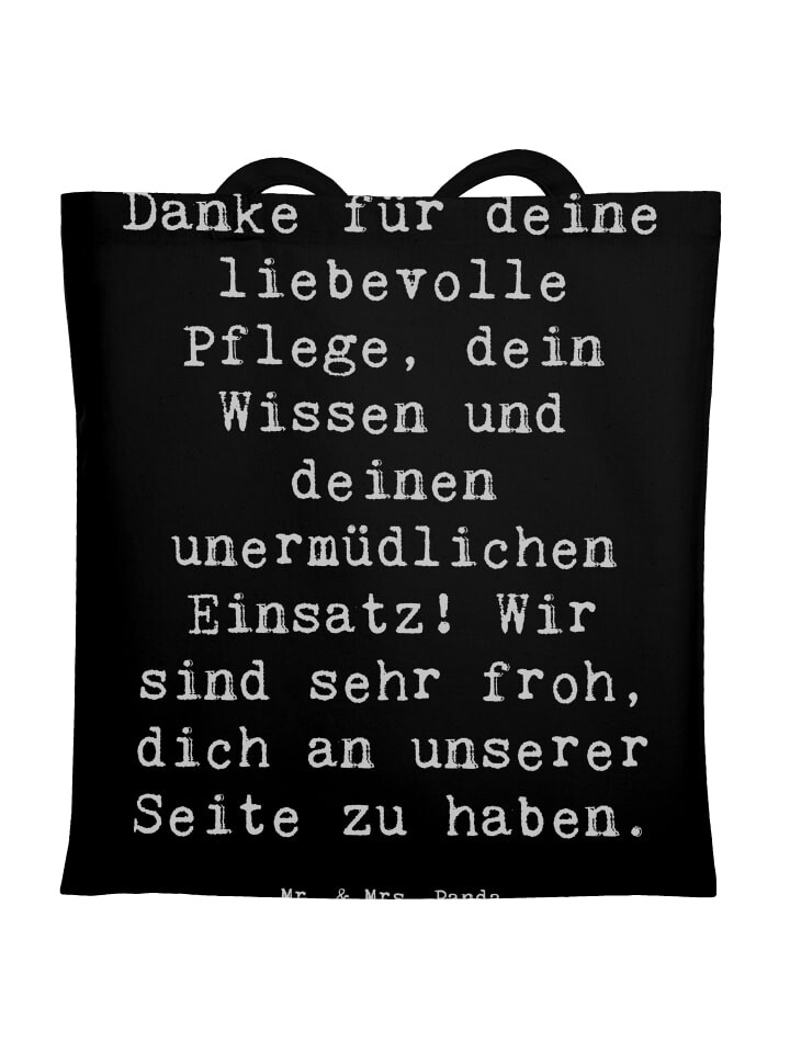 Сумка для переноски Mr & Mrs Panda Dankbare Pflegekraft, черный
Сумка для переноски Mr & Mrs Panda Dankbare Pflegekraft, черный