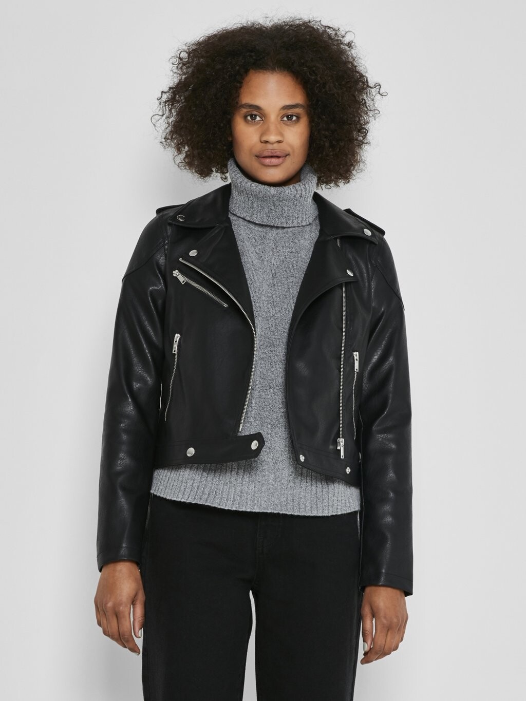 Куртка из искусственной кожи Noisy May, черный
Куртка из искусственной кожи Noisy May, черный