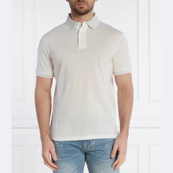 Рубашка поло стандартного кроя Emporio Armani, белый
Рубашка поло стандартного кроя Emporio Armani, белый