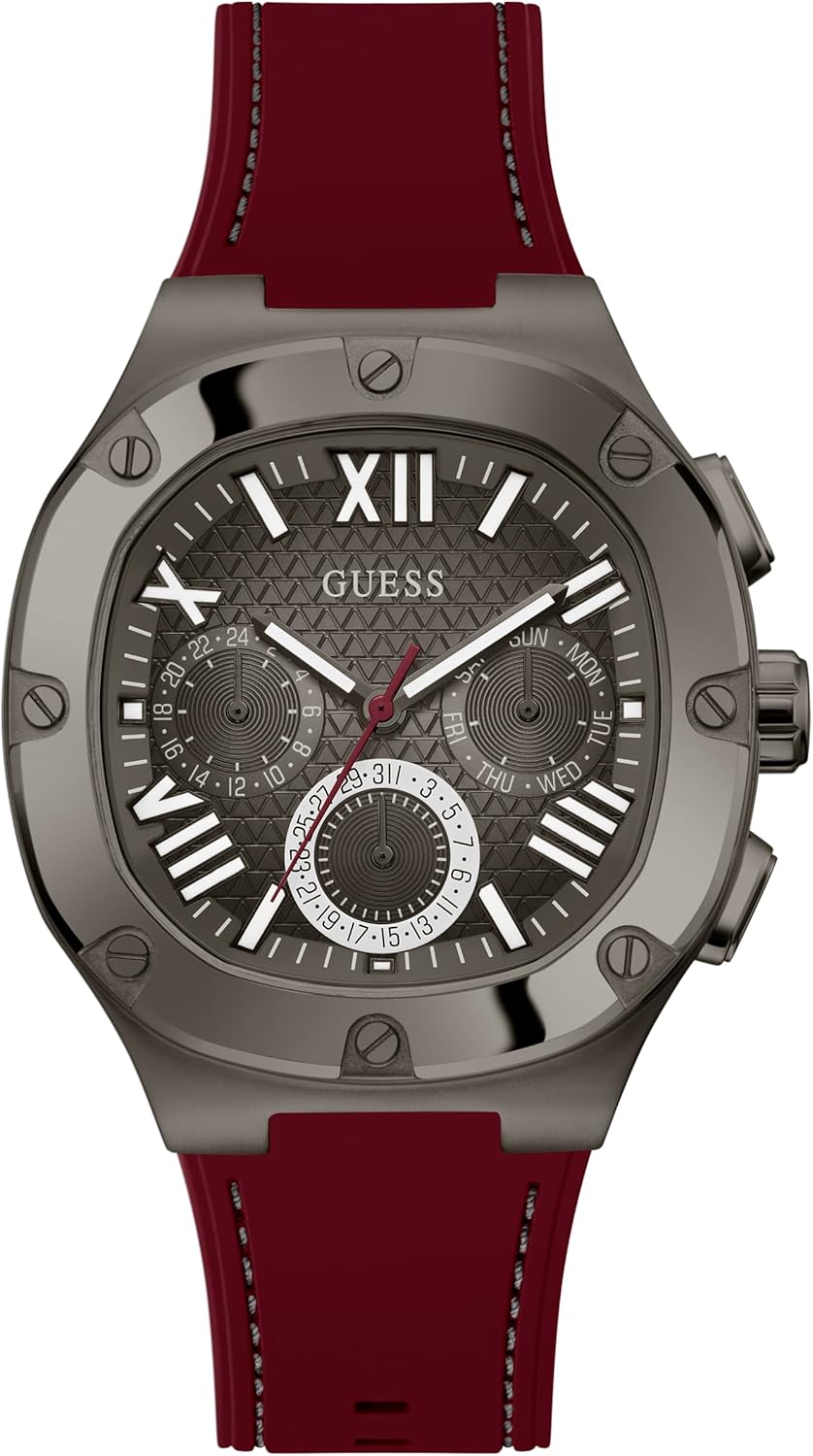 Guess, мужские часы, 42 мм, Red/Gunmetal/Gunmetal
Guess, мужские часы, 42 мм, Red/Gunmetal/Gunmetal