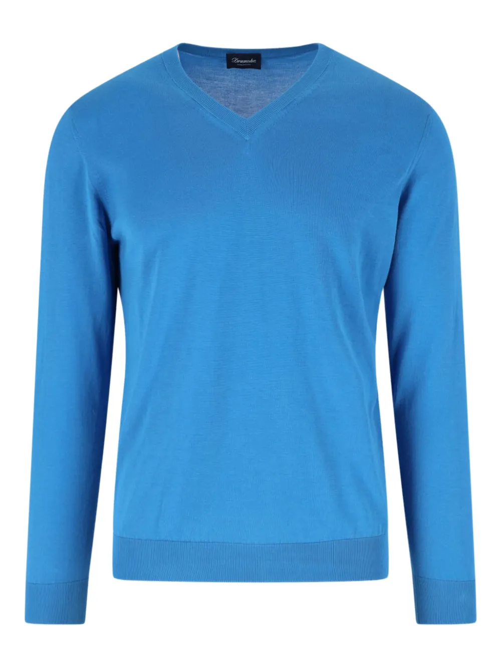 Свитер с V-образным вырезом Drumohr, синий
Свитер с V-образным вырезом Drumohr, синий