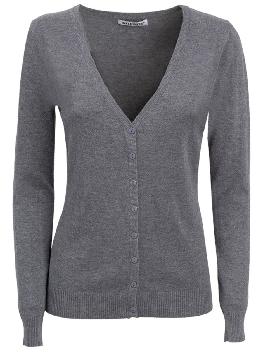 Вязаный кардиган Influencer, серый 
Вязаный кардиган Influencer, серый