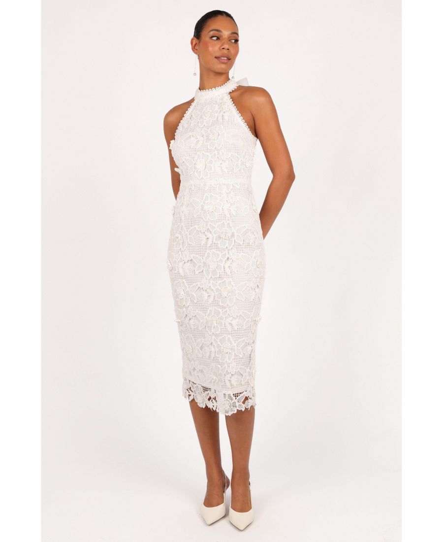 Женское миди-платье Adalyn с завязками на шее Petal and Pup, White
Женское миди-платье Adalyn с завязками на шее Petal and Pup, White