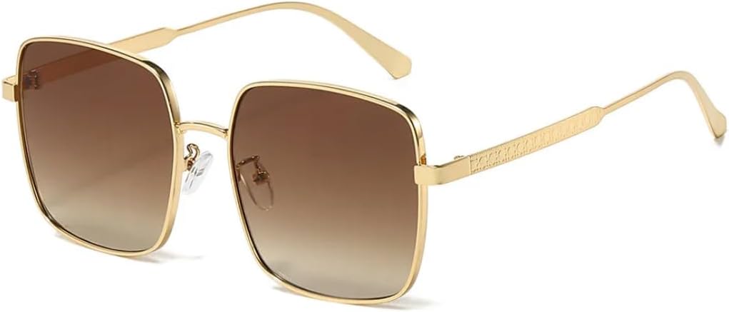 Солнцезащитные очки с защитой от УФ-излучения UV400 | Тонкая оправа с градиентным переходом цвета | Линзы конфетных оттенков для женщин и мужчин, для занятий спортом на открытом воздухе и вождения DSVIGF, Golden Brown
Солнцезащитные очки с защитой от УФ-излучения UV400 | Тонкая оправа с градиентным переходом цвета | Линзы конфетных оттенков для женщин и мужчин, для занятий спортом на открытом воздухе и вождения DSVIGF, Golden Brown