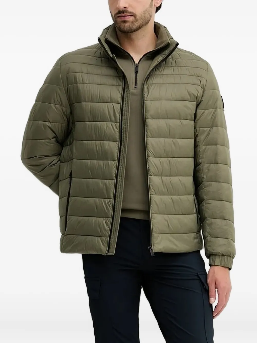 Толстовка на молнии с логотипом BOSS, зеленый
Толстовка на молнии с логотипом BOSS, зеленый