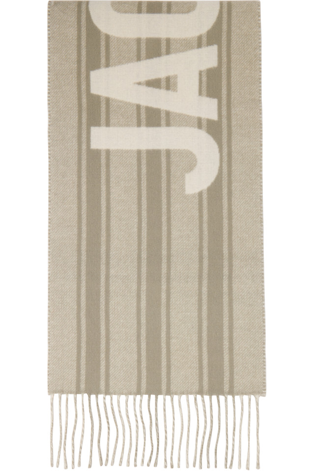 Jacquemus Серый шарф "Жакмюс"
Jacquemus Серый шарф "Жакмюс"